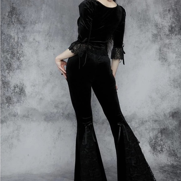 Dolls Kill Widow
Midnight Divination Velvet Bell Bottoms - Picture 3 of 3